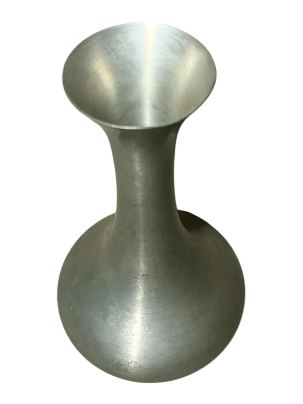 Vintage Selangor Pewter Bud Vase – (MCM) Sculptural Design - 97% Pewter